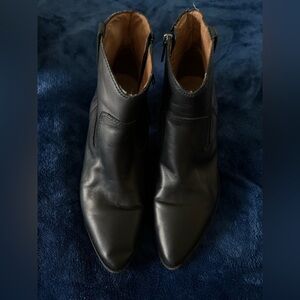 Madewell Black Leather Boots